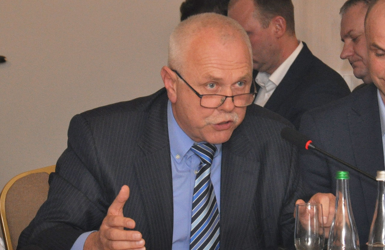 Сергій Іващенко під час зустрічі з Володимиром Зеленським у Полтаві