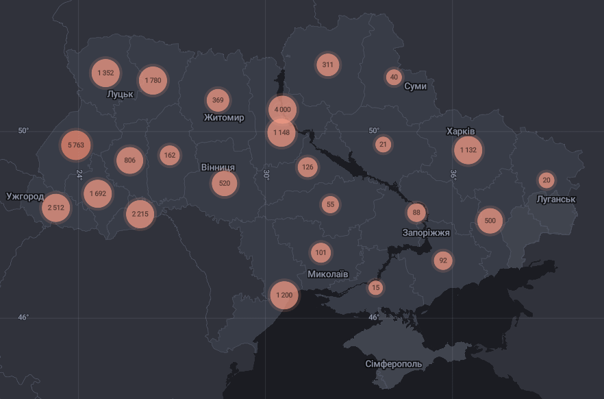 Кількість хворих на COVID-19 в Україні станом на 12 липня | Дані РНБО