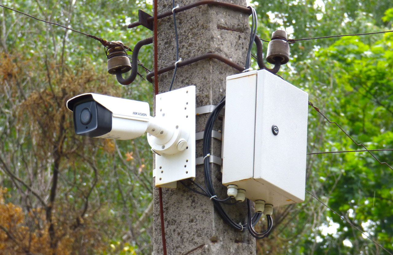Камера відеоспостереження системи «Безпечне місто» у Полтаві