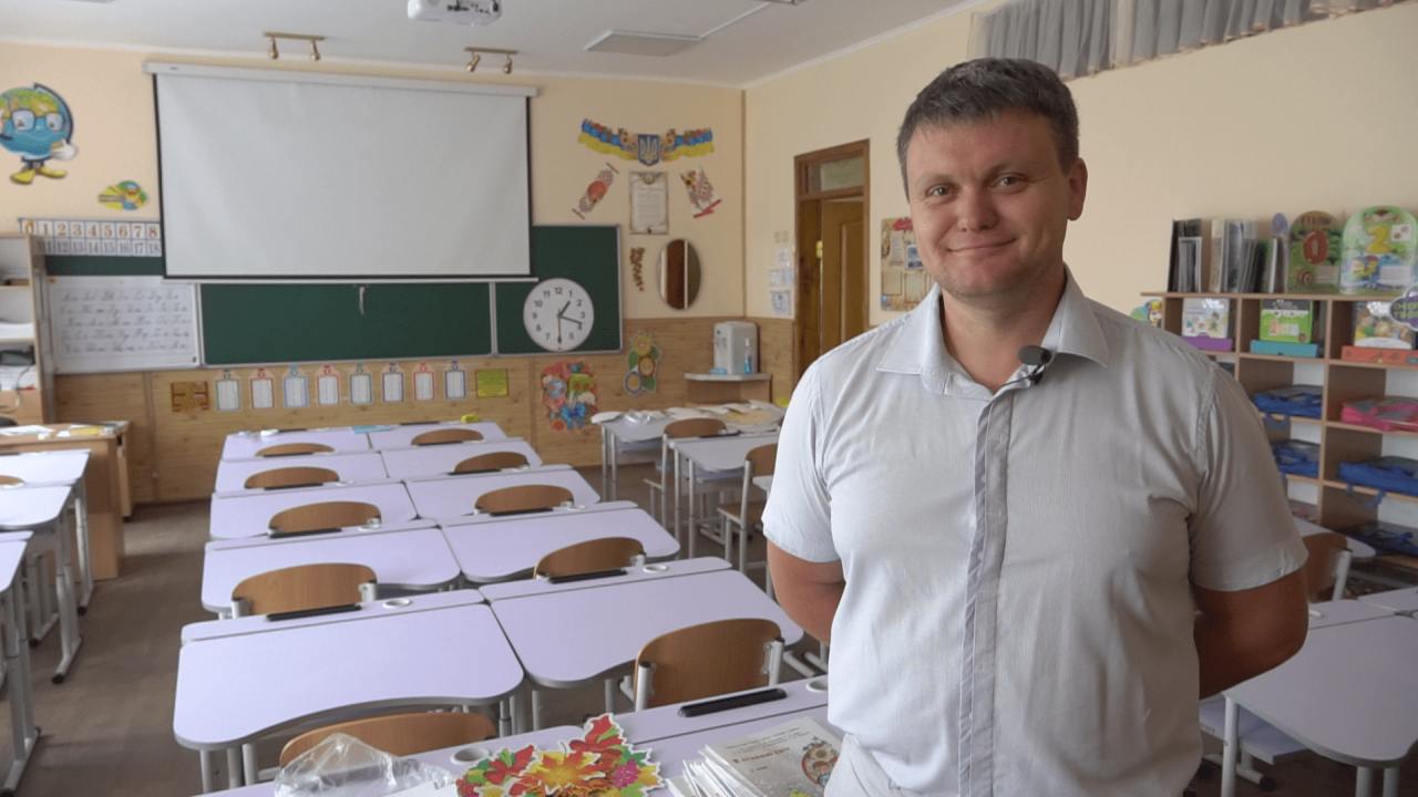 Директор Розсошенської гімназії Євген Яловець