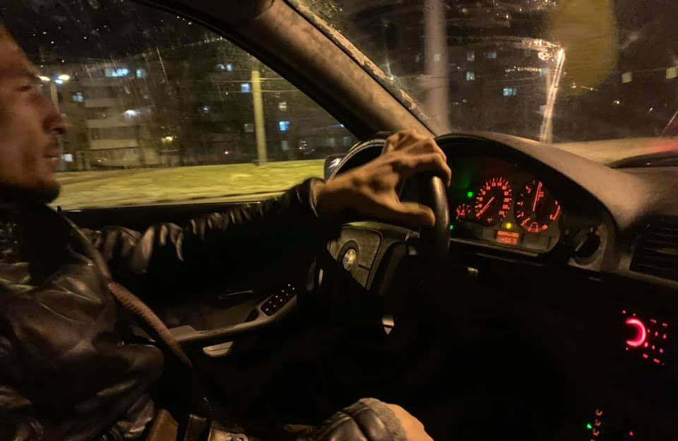 Винуватець ДТП Юрій Литвинчук за кермом BMW
