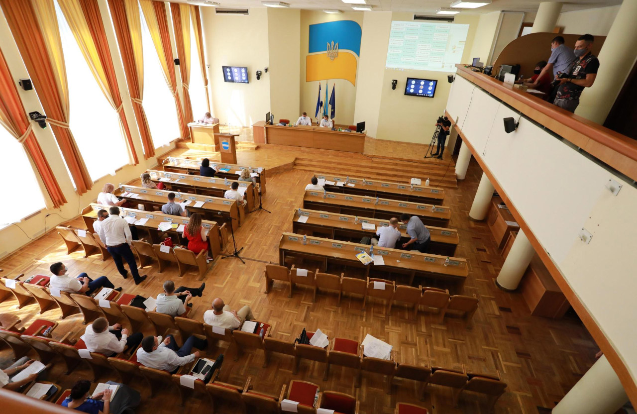 Сесійна зала Кременчуцької міської ради