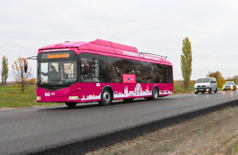 Тролейбуси з автономним ходом вже використовують у Кременчуці