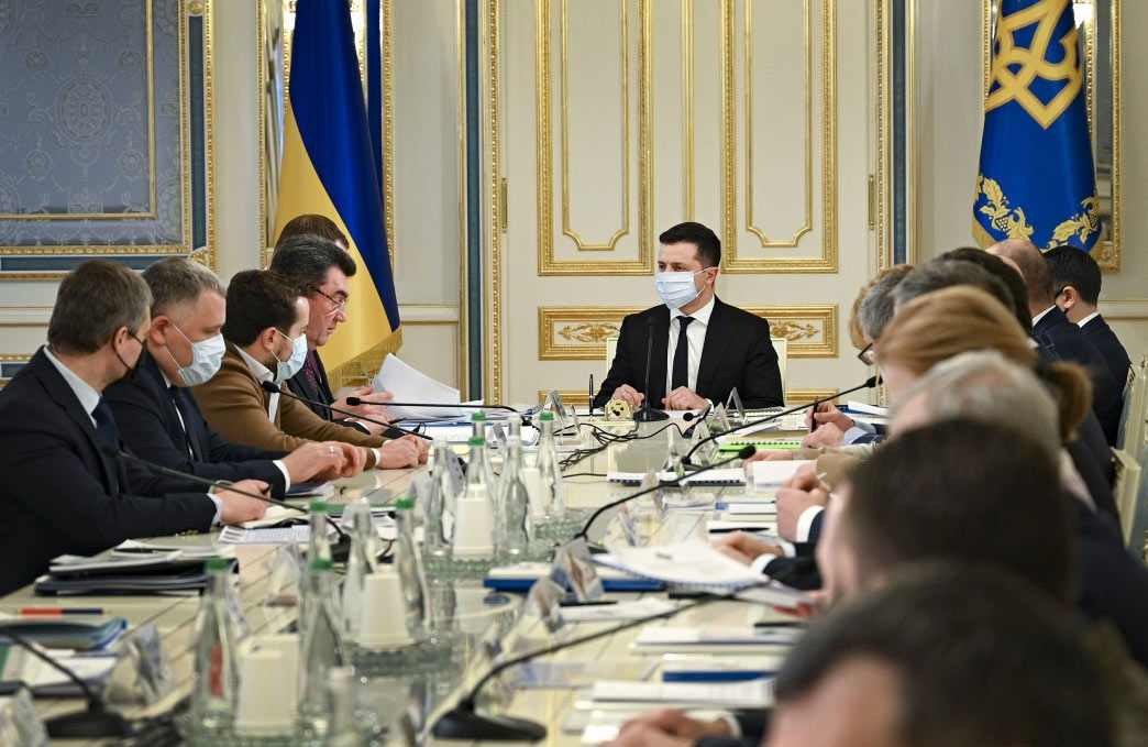 Засідання Ради національної безпеки і оборони під головуванням Президента Володимира Зеленського