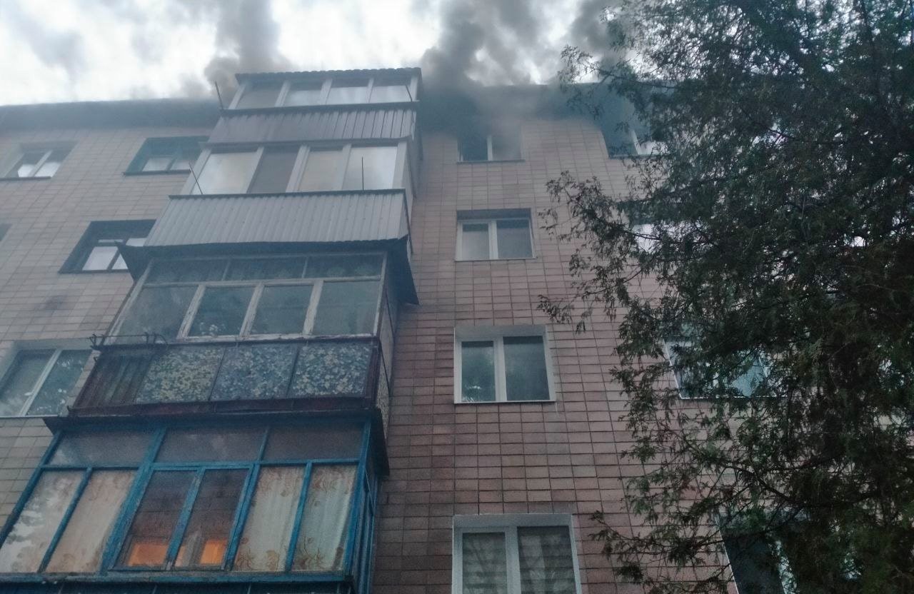 Пожежа на вул. Мазепи, 49 у Полтаві
