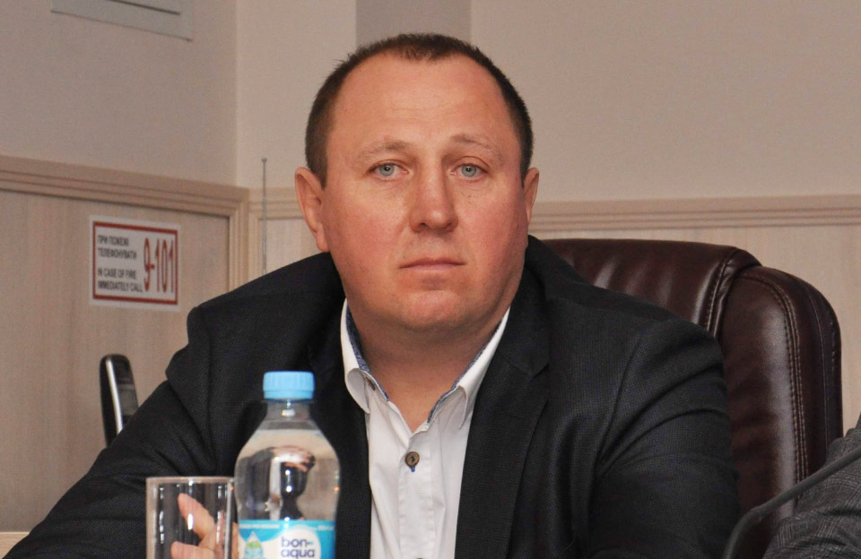 Олега Сазонов, голова Полтавської облорганізації ОПЗЖ