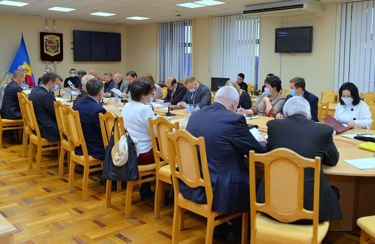 Засідання бюджетної комісії Полтавської облради
