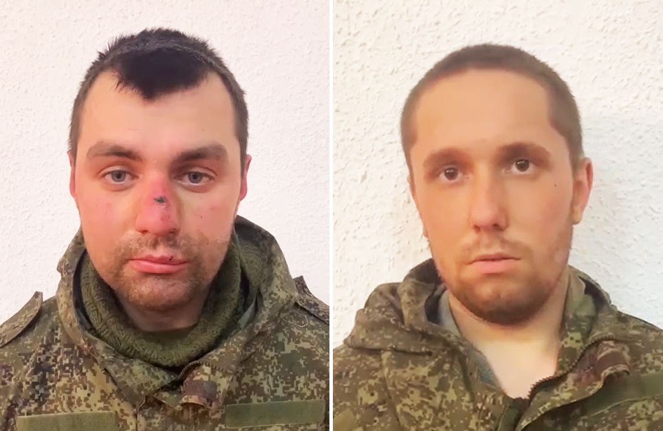 Військовополонені армії РФ Роман Служенко та Євгеній Тімашков, які перебувають у Полтаві