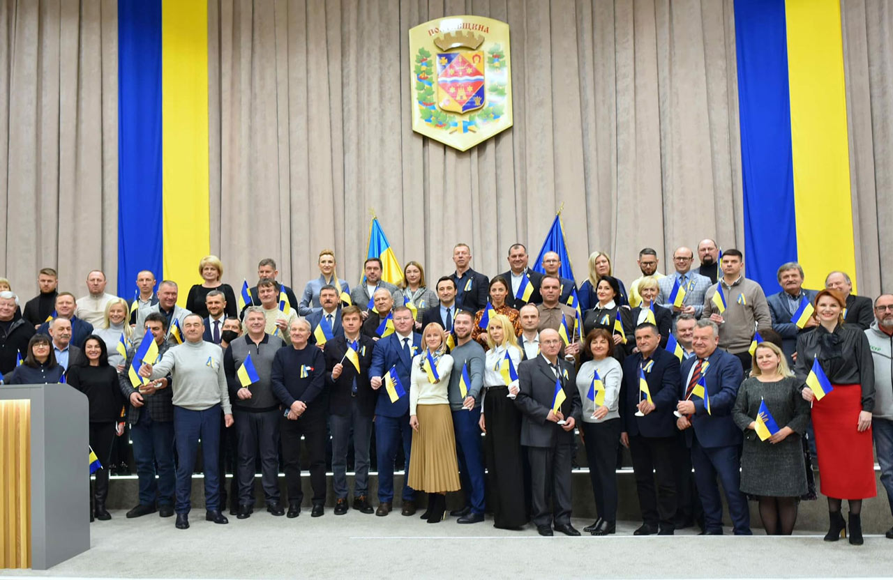 Депутати облради після засідання 15 лютого