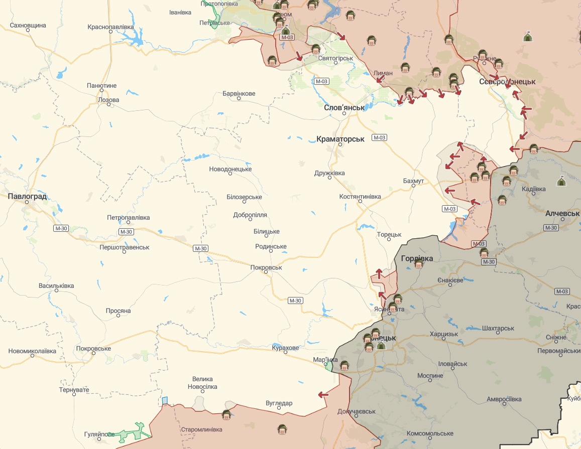 Оперативна обстановка на Донецькому напрямку