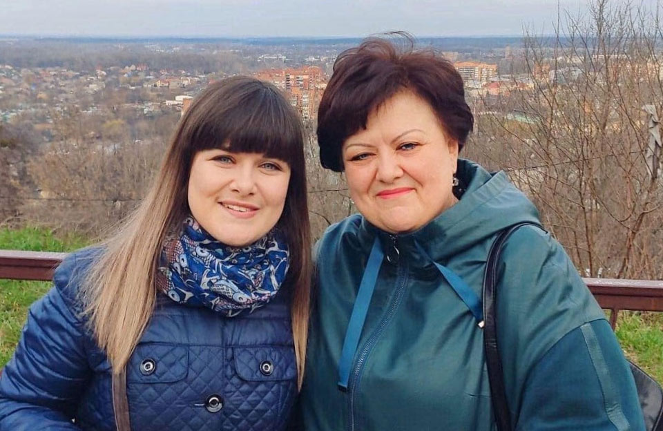 Лілія Нікіфорова з донькою Каріною