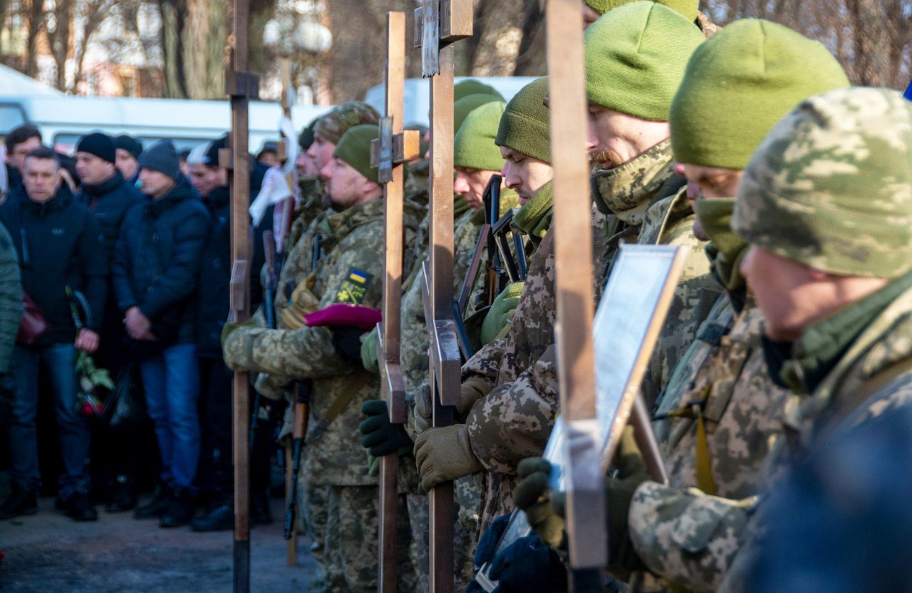 Прощання із загиблими захисниками | Фото: Полтавський обласний ТЦК та СП
