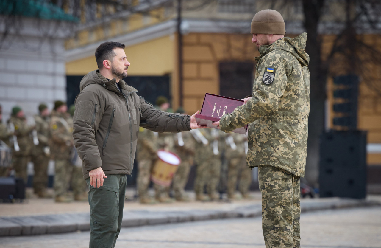 Морський піхотинець із Полтавщини Євгеній Бова отримав орден «Золота Зірка»