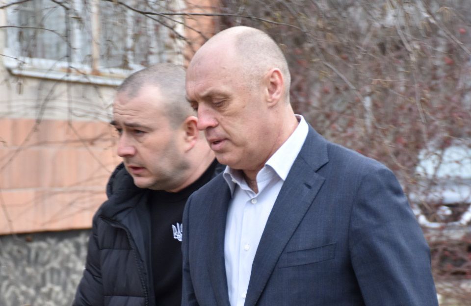 Олександр Мамай зі своїм адвокатом В’ячеславом Делією