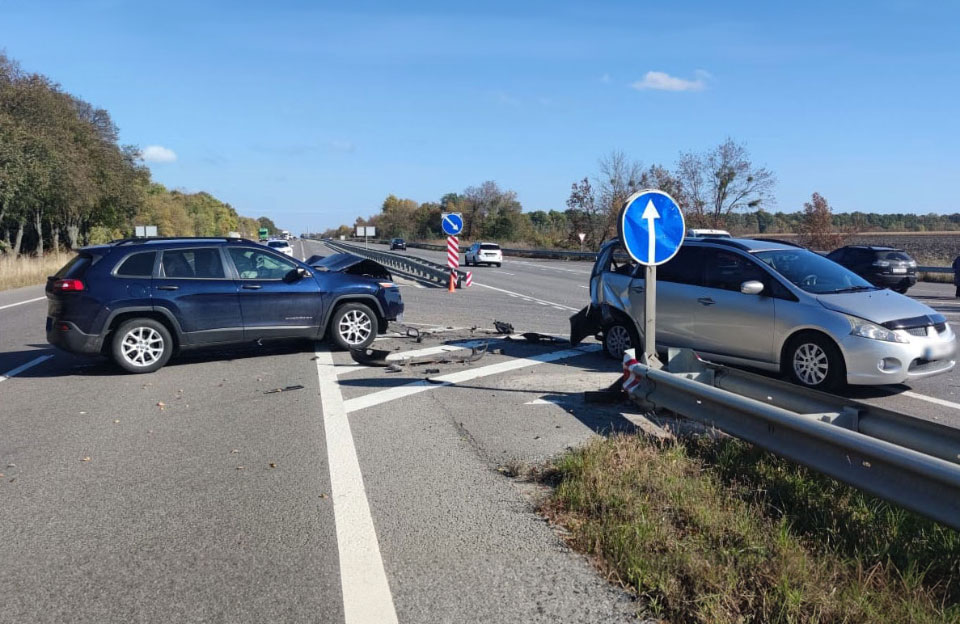 ДТП на трасі Київ — Харків, поблизу села Коломацьке Полтавського району, 15 жовтня 2023 року