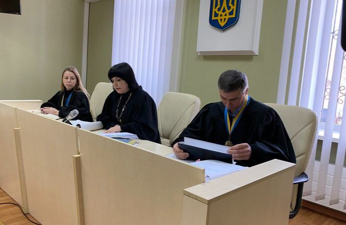 Колегія суддів Полтавського окружного адмінсуду | Фото: Суспільне Полтава