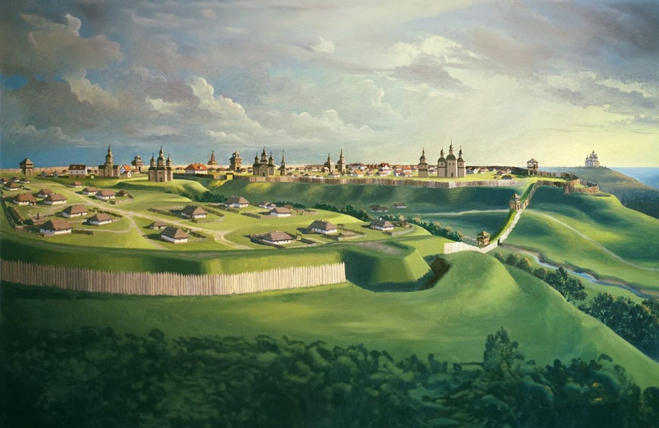 Картина — Полтавська фортеця