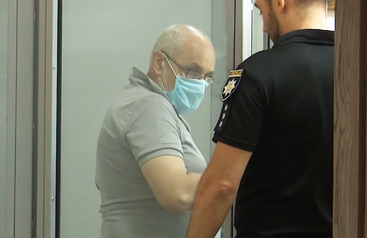 Підозрюваний у залі суду | Кадр з відео «Суспільне Полтава»