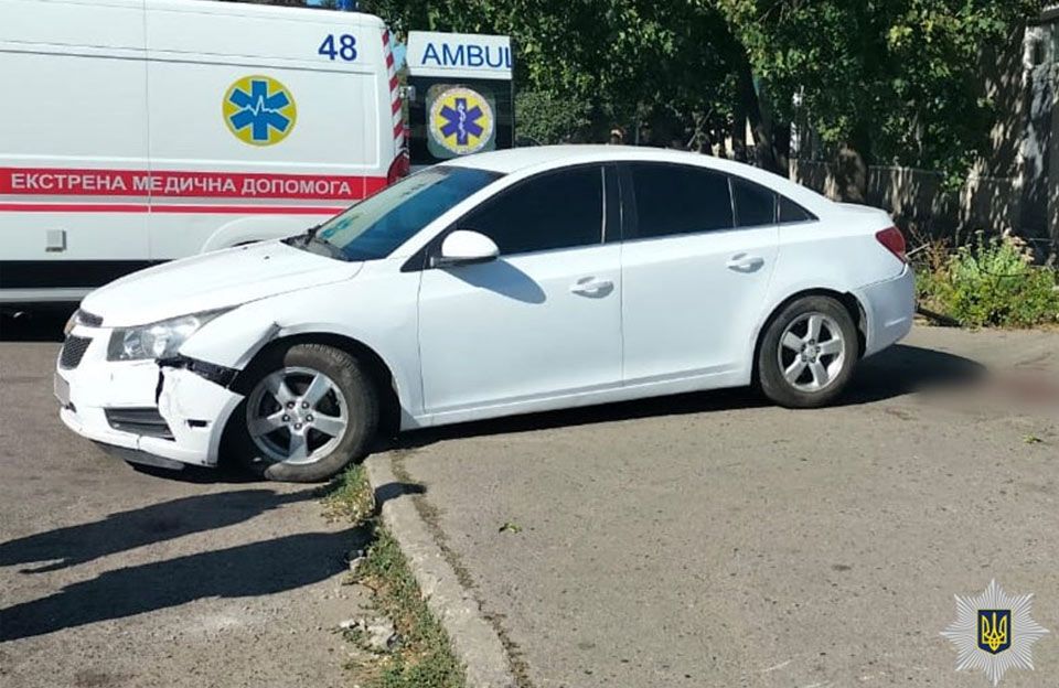 Chevrolet Cruze після ДТП | Фото: pl.npu.gov.ua