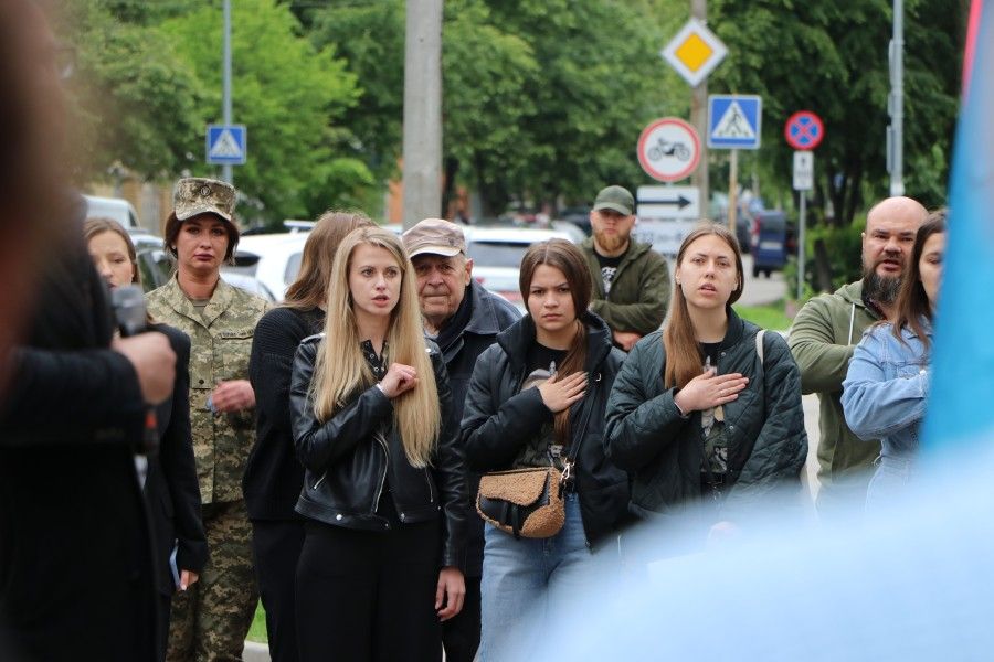 «Стріткод» Герою: у Полтаві відкрили табличку на честь Юліана Матвійчука