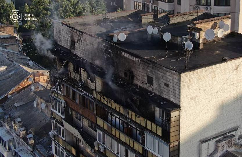 Основний напрямок нічого удару — місто Київ