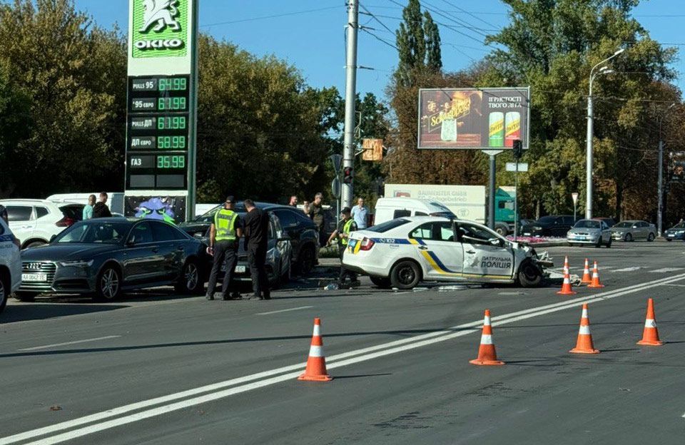 ДТП на вулиці Сінній у Полтаві 11 вересня 2025 року