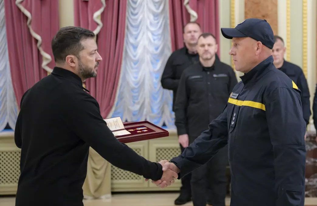 Підполковник служби цивільного захисту Віктор Кузьменко отримав звання Героя України