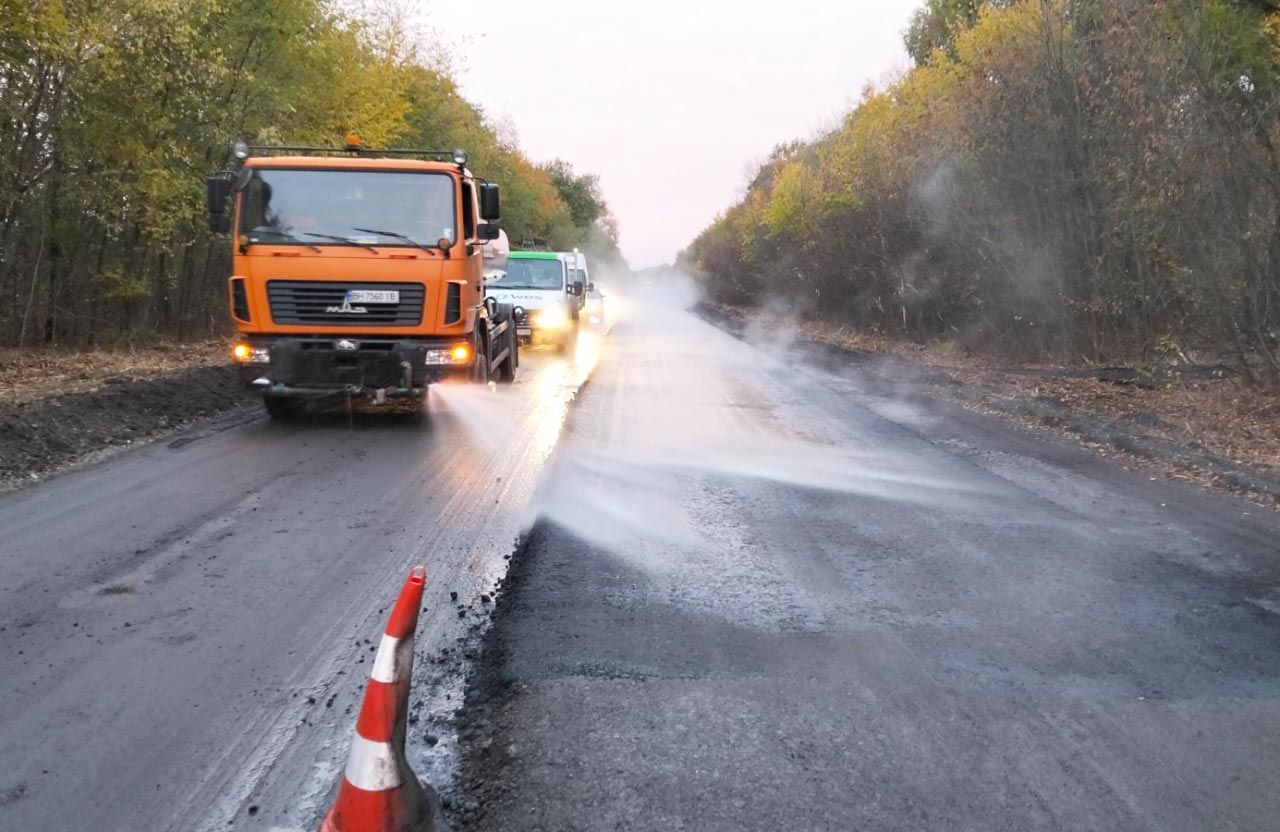 Ремонт ділянки Лубни — Ромодан на автодорозі Р-42