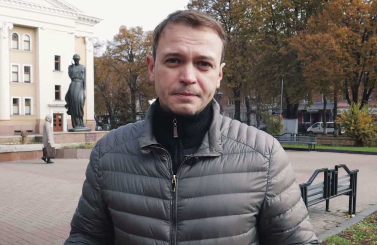 В’ячеслав Тютюнник — кадр з агітаційного відео 2020 року