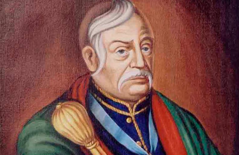 Портрет кошового отамана Петра Калнишевського — героя драми Дмитра Старицького