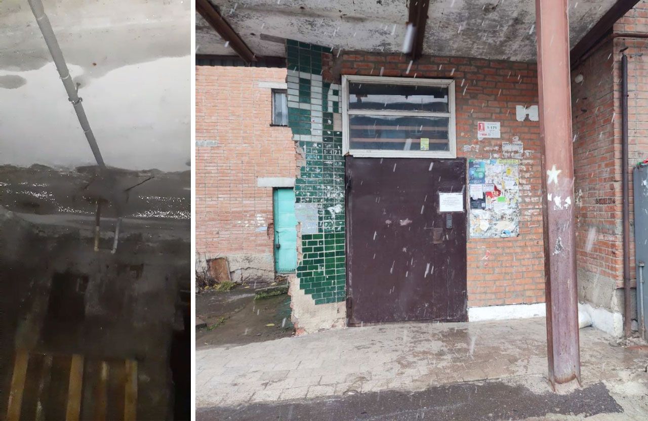 Під’їзд будинку на вулиці Залізній, 56 у Полтаві