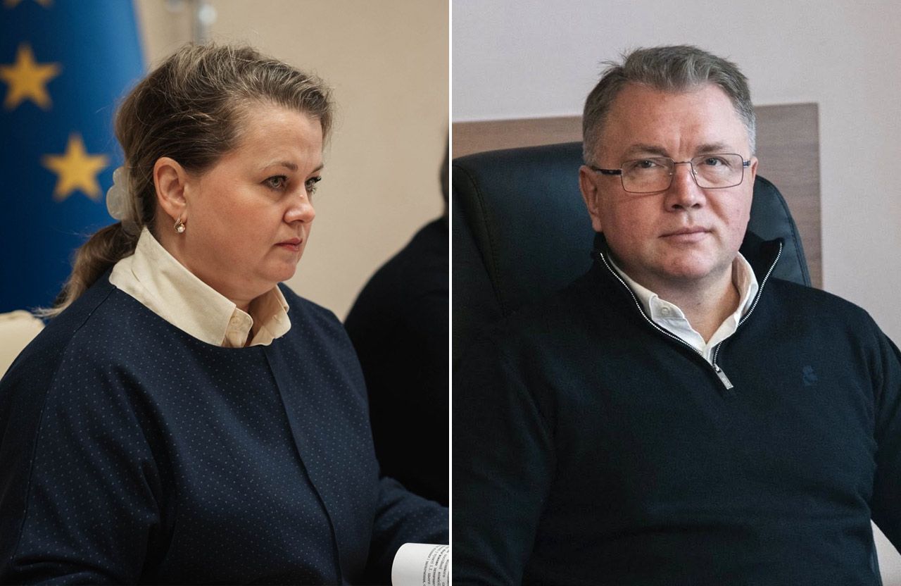 Лілія Руроєва та Олег Бєлоножко