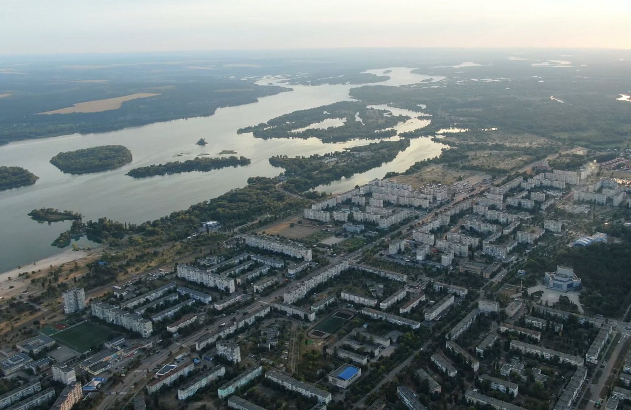 Горішні Плавні з висоти | Кадр з відео Повiтря UA