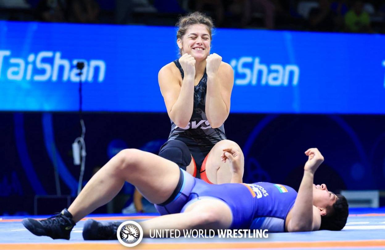 Надія Соколовська — чемпіонка світу з вільної боротьби