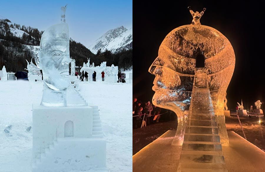 Скульптура «Out of Mind» авторства Олексія Поди | Фото: Loane Lovato та Marie Collomb