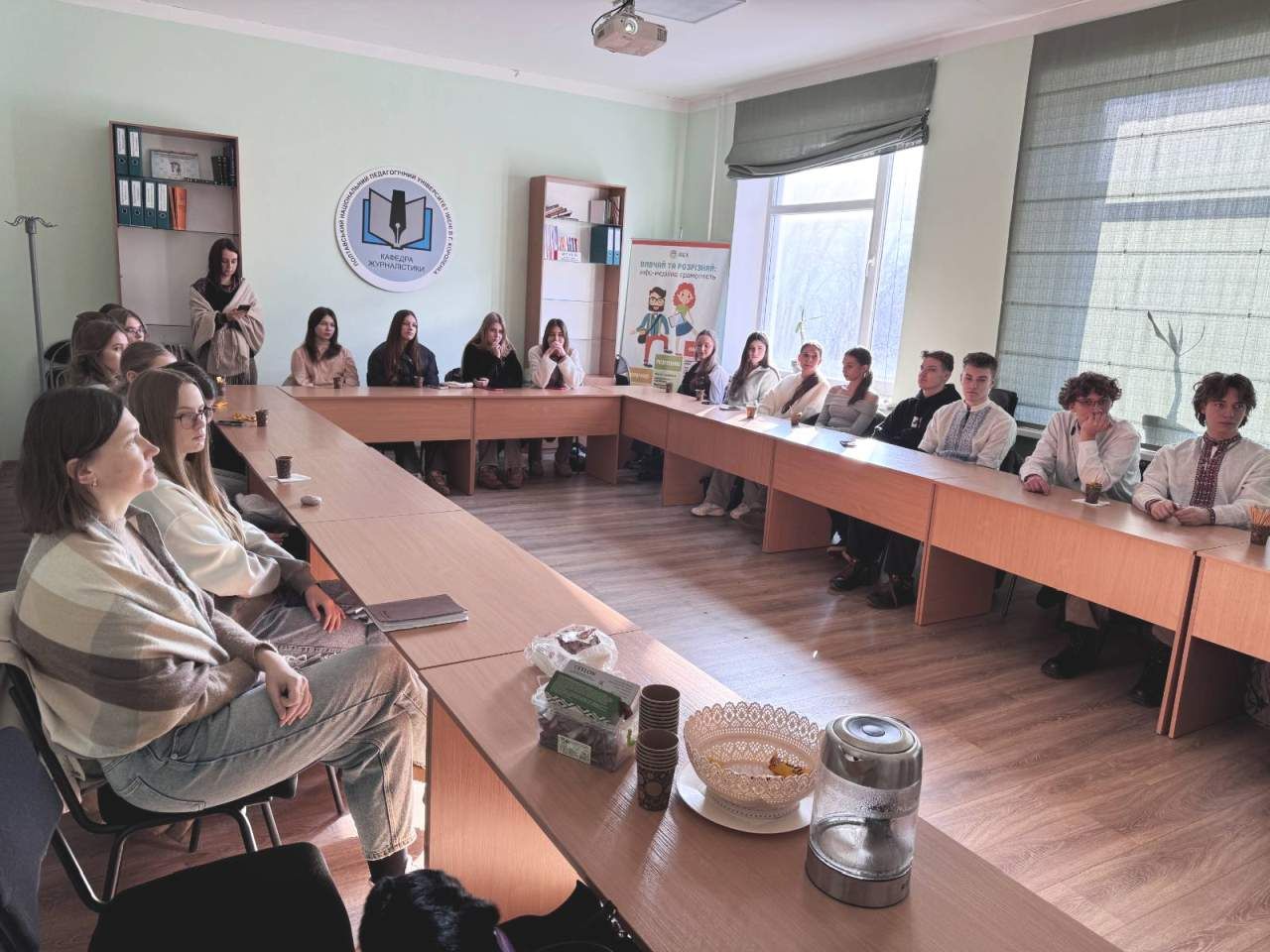 У ПНПУ на факультеті української філології та журналістики відбувся цикл заходів для учнівської молоді в межах «Зимової школи-2026»