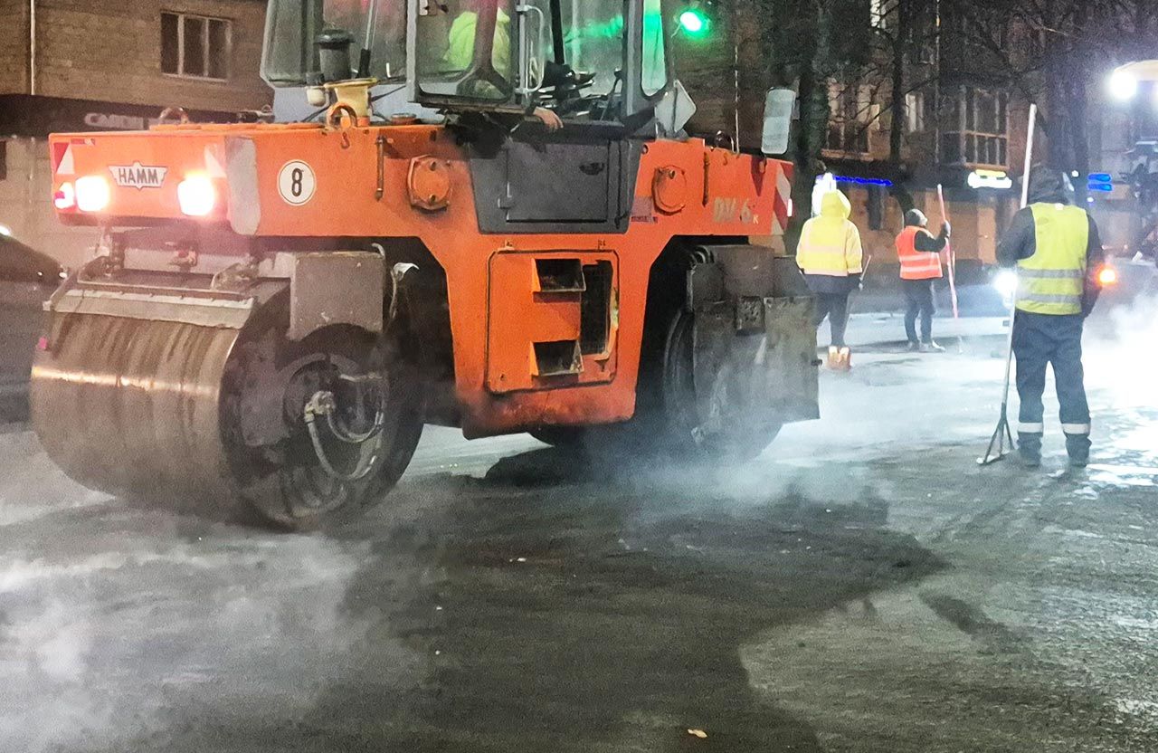 Ремонт на вулиці Європейській у грудні 2024 року