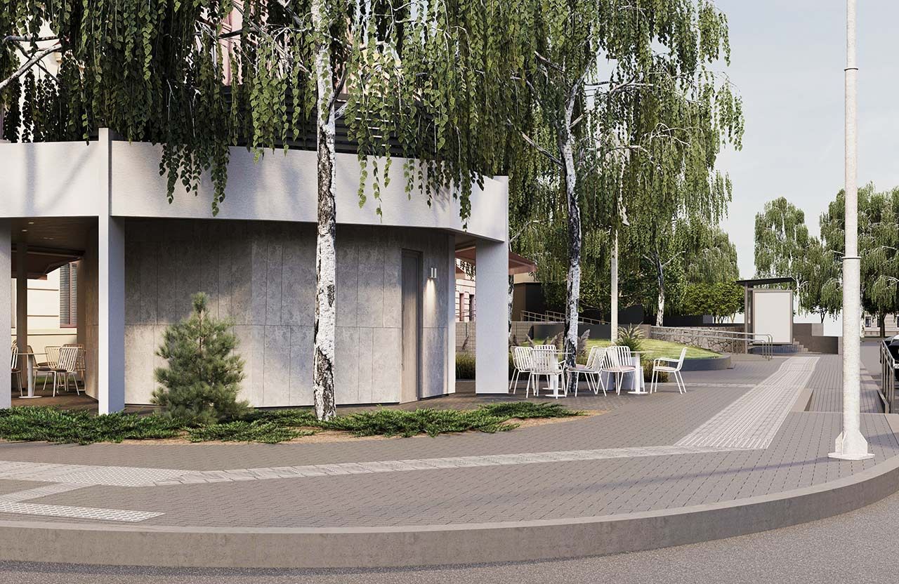 Підприємці власним коштом реконструюють зелену зону на вул. Державного прапора