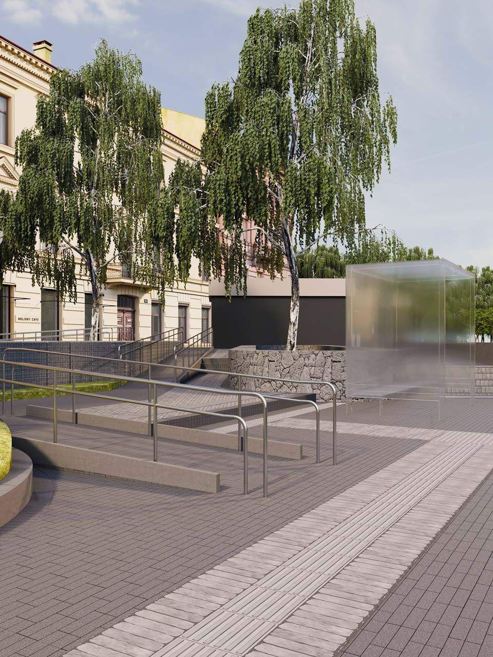 Підприємці власним коштом реконструюють зелену зону на вул. Державного прапора