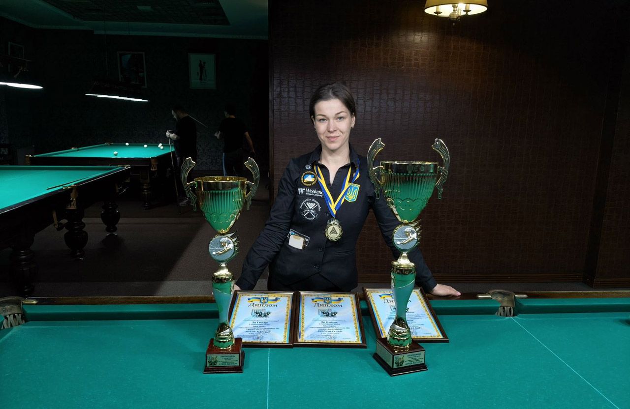 Подвійне «золото» в особистих виступах і «срібло» командного заліку: тріумф Полтавської політехніки на Кубку України зі спортивного більярду
