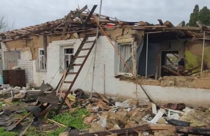 Руйнування будинку у Глобинській громаді внаслідок атаки ворожого дрона