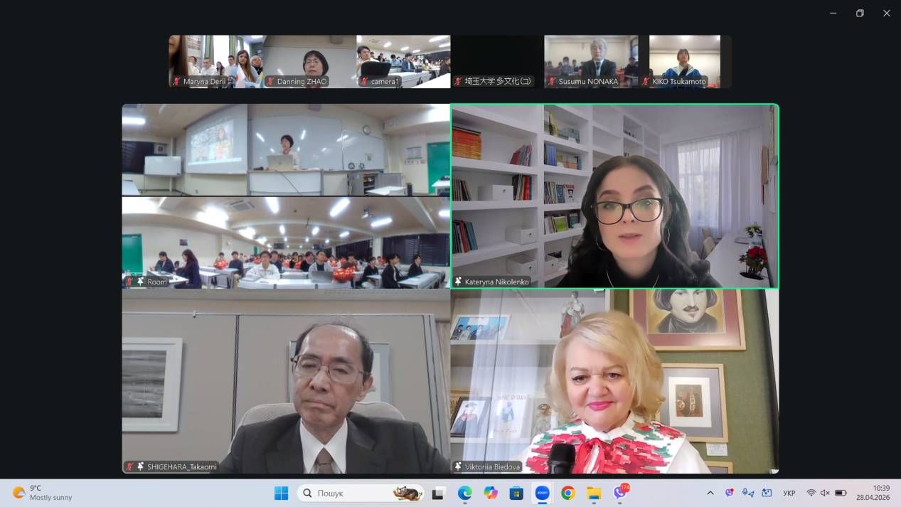 У Полтавському педагогічному університеті відбулася Президентська лекція для українських і японських студентів