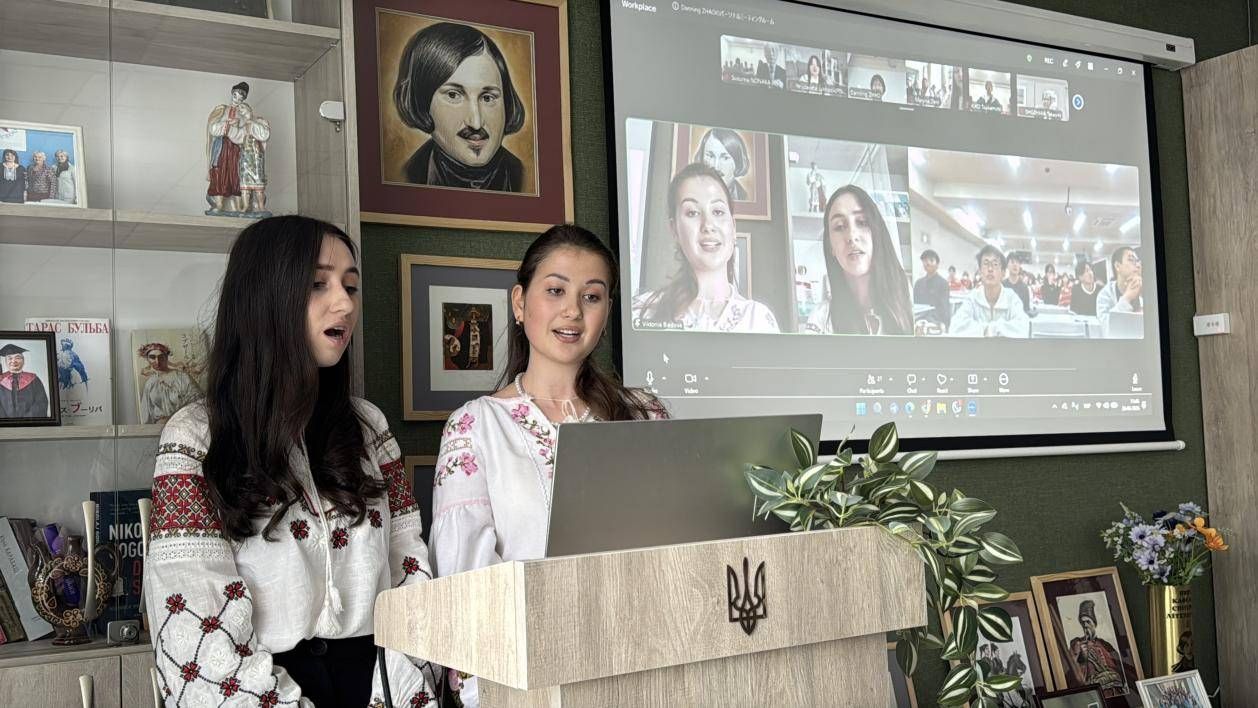 У Полтавському педагогічному університеті відбулася Президентська лекція для українських і японських студентів