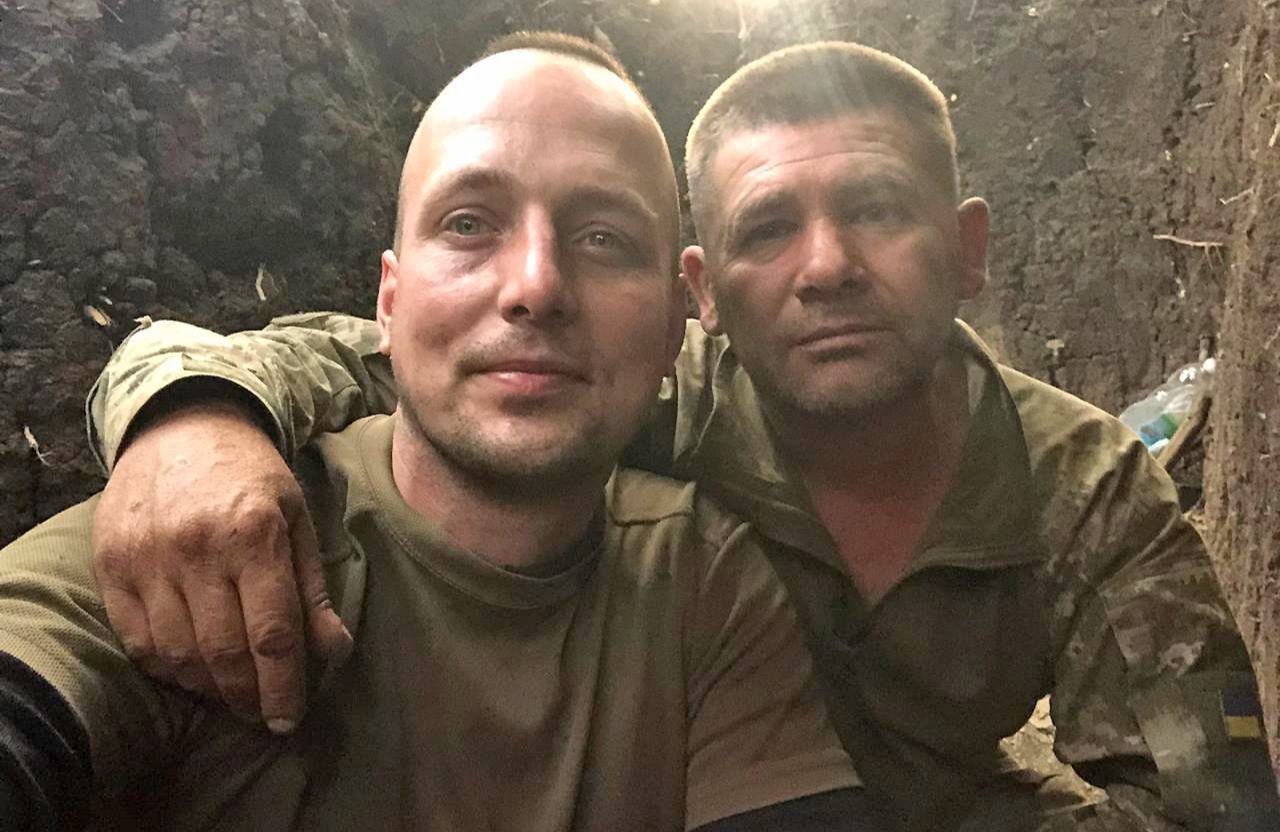 Сергій Пашковський разом із Миколою Жилою після важкої ночі