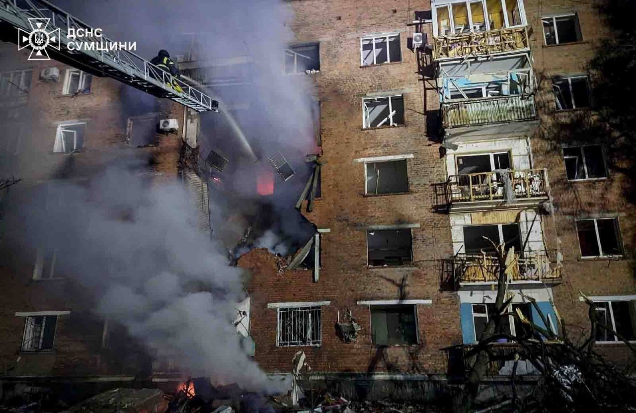 На Сумщині росіяни завдали удару по місту Конотоп