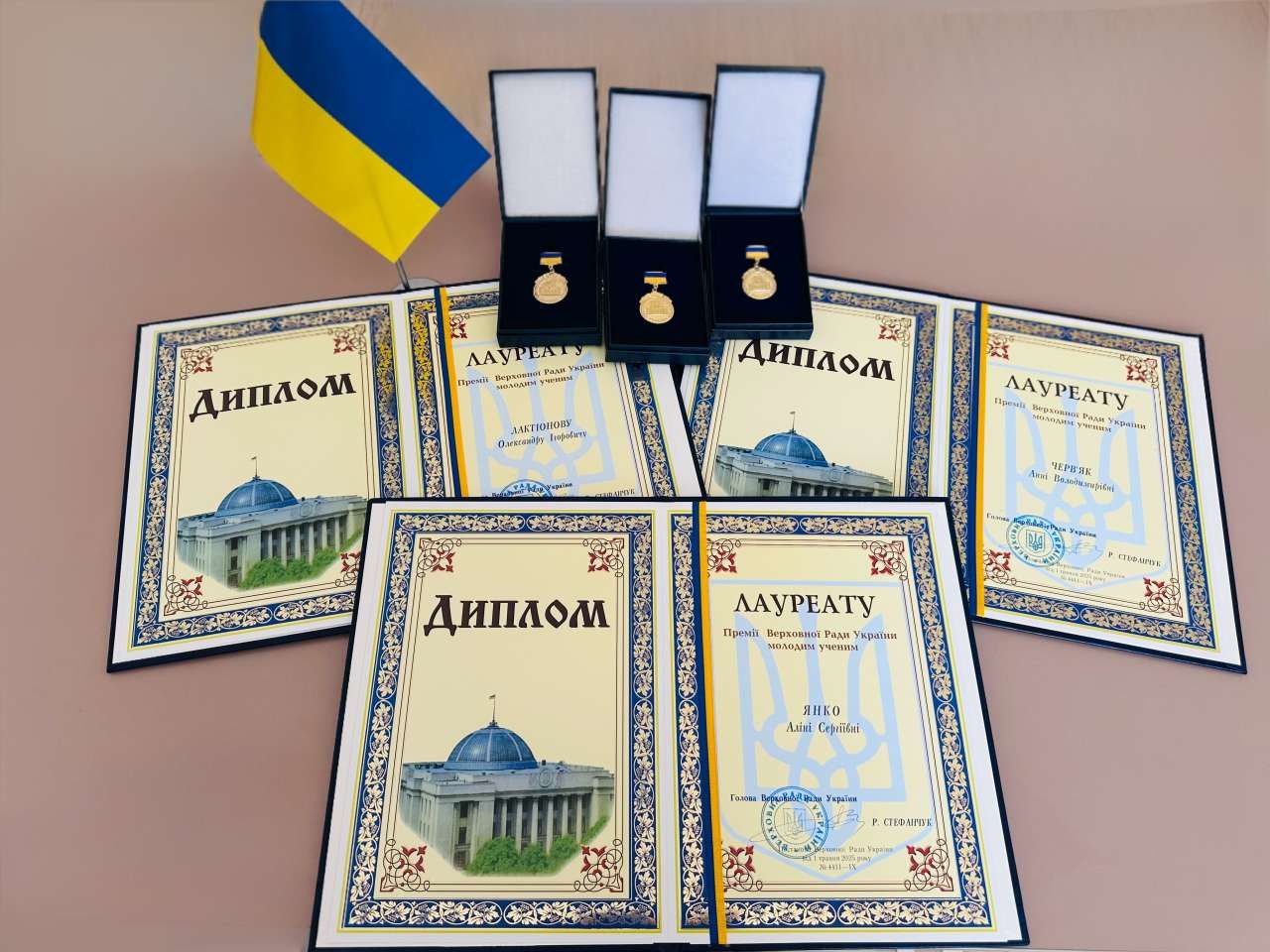 Голова Верховної Ради відзначив молодих науковців Полтавської політехніки