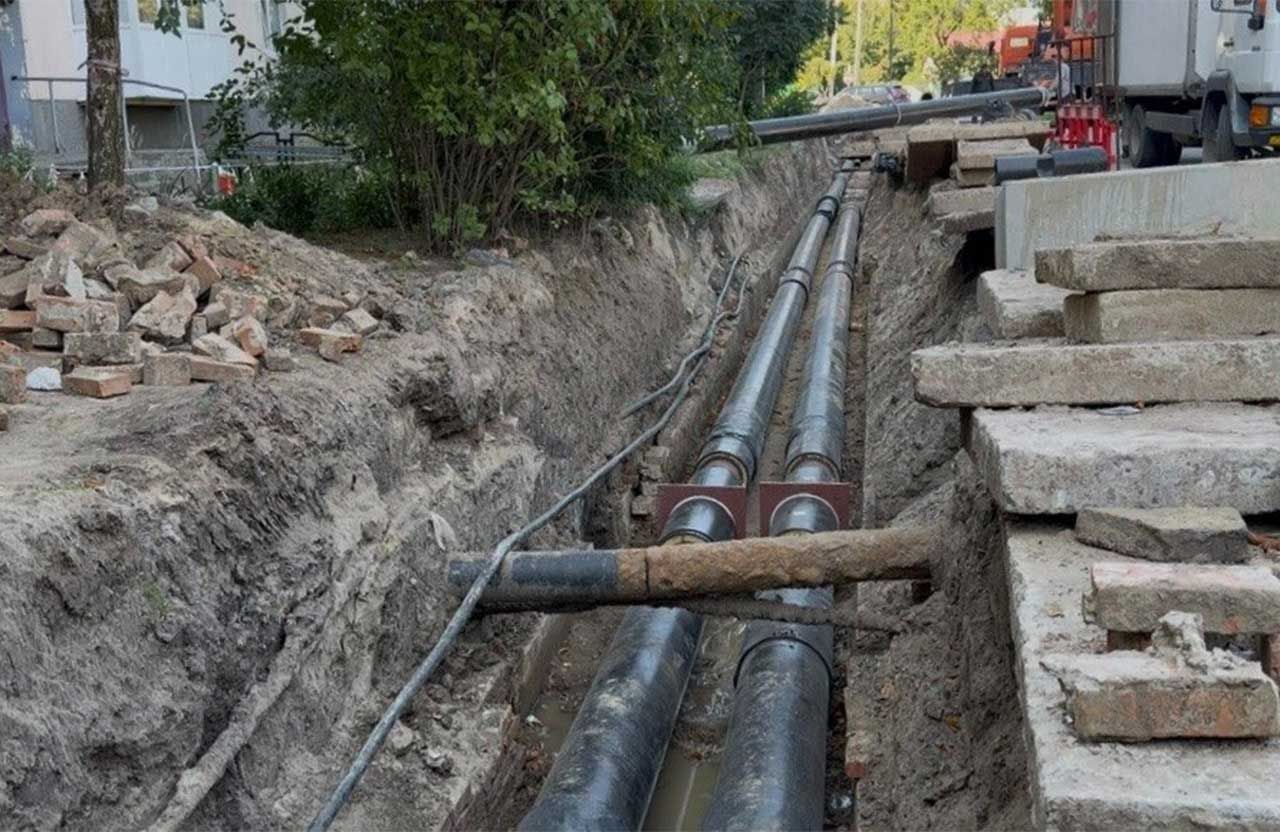 Проводимо ремонт тепломережі по вулиці Залізній