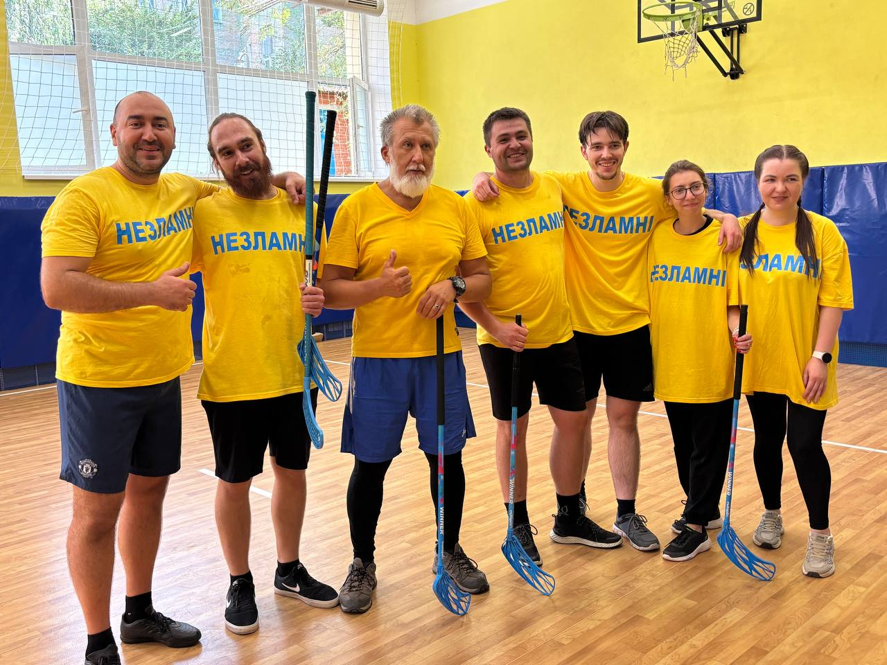 Пархоменко Валерій: для працівників медичної сфери Полтави провели чемпіонат з флорболу