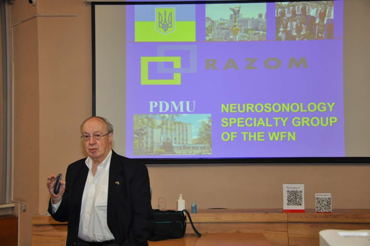 У ПДМУ за підтримки Razom провели міжнародний майстер-клас із сучасної діагностики мозкового кровотоку