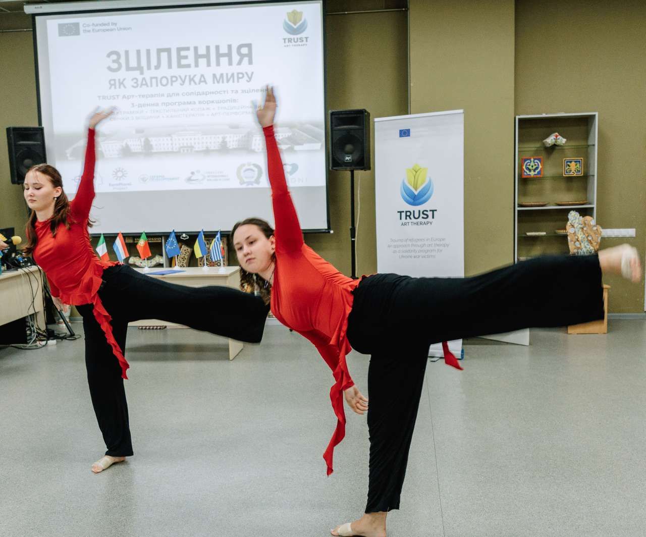 Каністерапія і торжество солідарності: третій день міжнародної зустрічі проєкту Erasmus+ «TRUST» у Полтавській політехніці